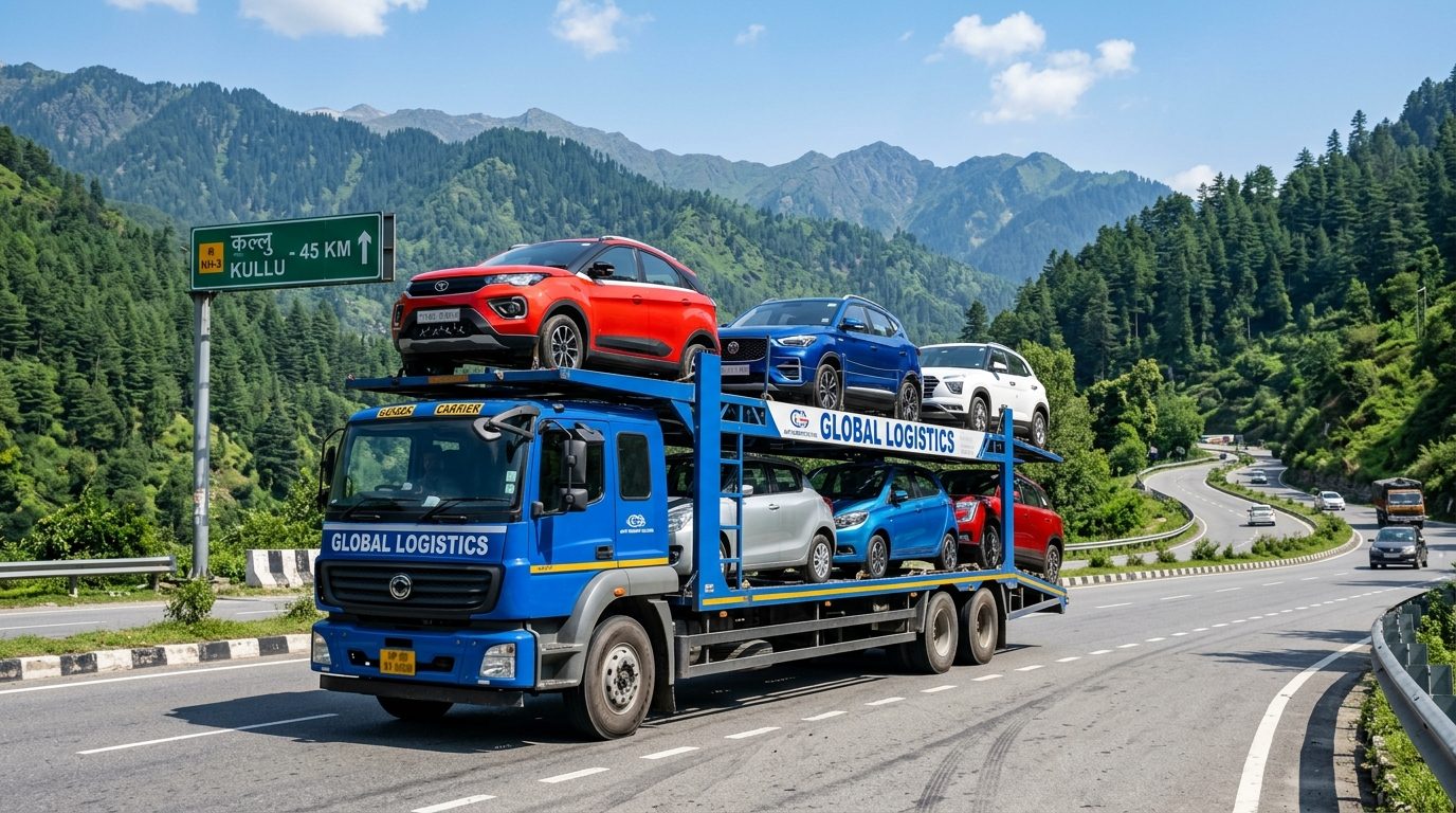 Open Multi-Car Hauler Truck